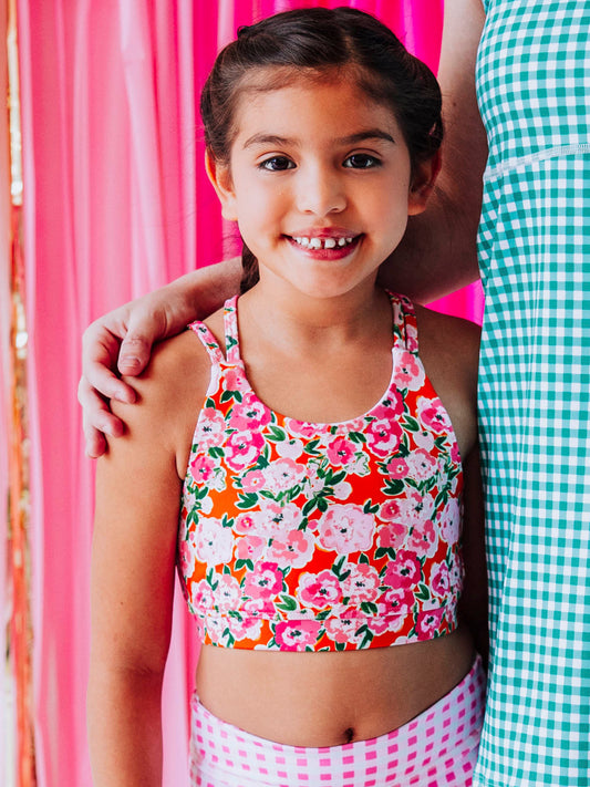 Empower Crop - Glowing Pink Flowers